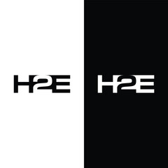 Letter H2E Icon Vector Art, Icons, and Graphics.