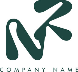 Creative Abstract Initial Letter NZ Logo Design