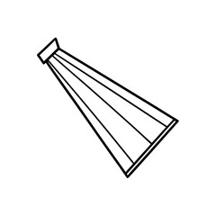 spectrometer icon isolated on white