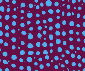 Line Doodle Seamless Pattern 70 - Scribble Dots