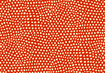 Line Doodle Seamless Pattern 74 - Dots