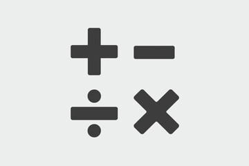 Obraz premium Math Symbols Graphic