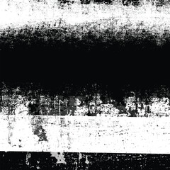 Black and white grungy abstract background. Grungy frame. Vector illustration
