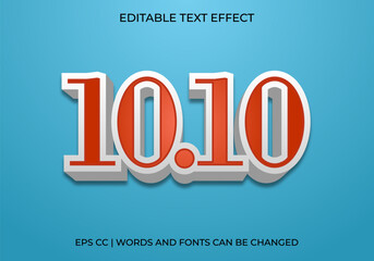 Editable Monthly Event Promo Text Effect, Bold 3D Typography Design for Promotional Banners