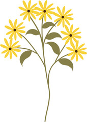 Cute Flower Illustration