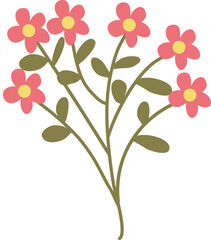Cute Flower Illustration