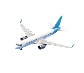 Modern passenger airplane ready for takeoff, symbolizing global travel and connection, perfect for aviation or tourism marketing campaigns, airlines, tourism