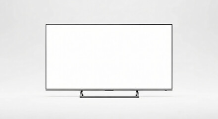 Blank Screen Television: Product Display Mockup