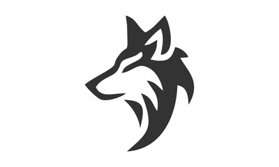 wolf's head vector logo