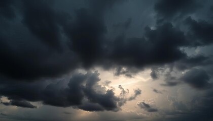 Obraz premium Dark, stormy cloudscape, dramatic lighting, heavy texture, environment, sky photography