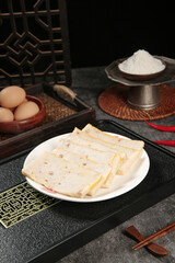 Authentic Macheng Hubei Handmade Meat Cake Traditional Chinese Specialty Food with Cooking Ingredients