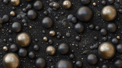 Detailed Textured Surface with Metal Finish