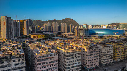 Sept 14 2025 New and Old Residential Buildings at Ma Tau Kok