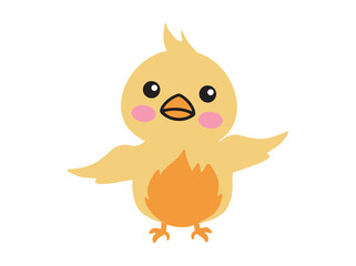 Baby Jungle Animals Background with Chicks
