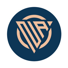 Creative simple Initial Monogram NA Logo Designs.