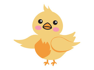 Baby Cute Chicks Cartoon Background
