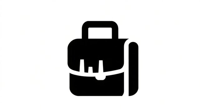 Simple briefcase icon