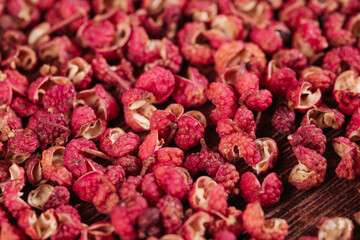 Dried Red Sichuan Peppercorns Spice Ingredient for Asian Cooking