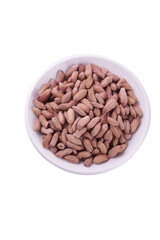 Raw Peanuts in White Bowl - Healthy Natural Snack from Shandong Farm-Grown Kernels for Nourishing Diet