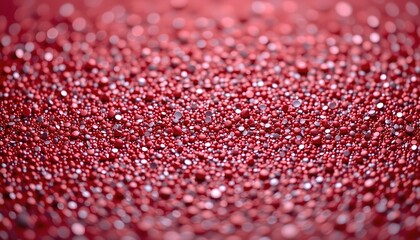 Red Glittery Textured Surface Background