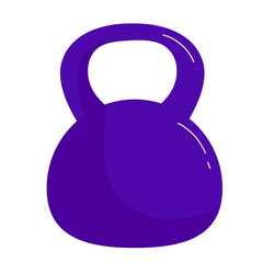 Kettlebell Vector Flat Illustration