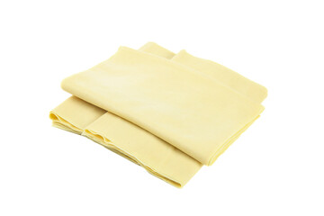 Fresh Handmade Tofu Skin Sheets Traditional Asian Food Ingredient
