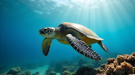 green sea turtle