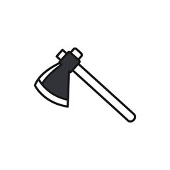 wooden gavel on white background