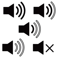 音量のアイコンセット