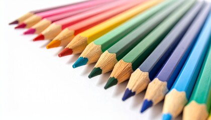Colorful pencils in a row (1)
