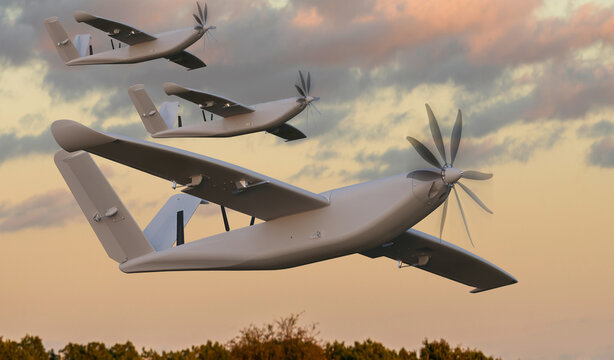 Long-range strike drones for attacking targets deep behind enemy lines