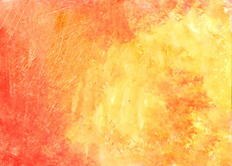 Vibrant orange and yellow brush texture illustration, ideal for autumn themes, backgrounds, invitations, posters, scrapbooking, and creative digital design.