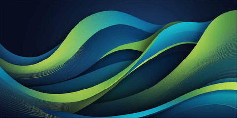Abstract background vector with a colorful wave design and a creative blue texture