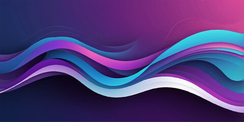 An abstract, colorful background with a flowing design of smooth, dynamic waves of light and color