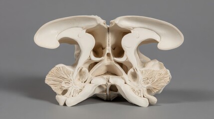 Anatomical Model of Human Skull Base with Detailed Internal Structures