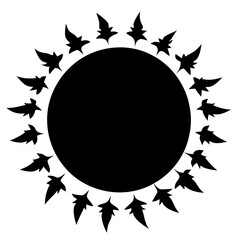 silhouette-of-large-sun-with-flying-birds-crossing