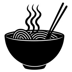 illustration of a bowl with a spoon