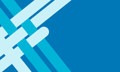 Royal Blue Interlaced Rounded Stripes Corner eps10