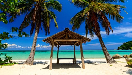 Tropical Beach Gazebo Paradise.