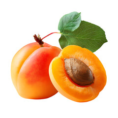 Apricot in the middle 