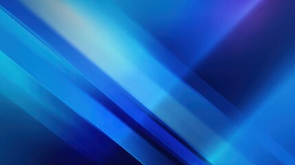 Diagonal planes of blue and turquoise create a modern, dynamic background