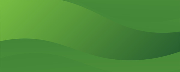 Abstract green wavy background. Vector etc