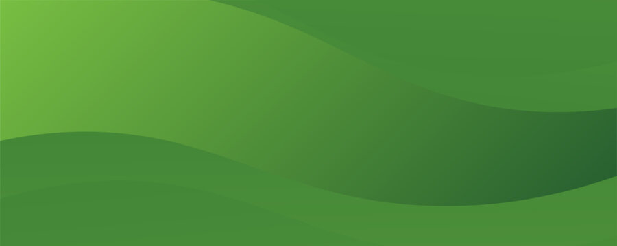 Abstract green wavy background. Vector etc