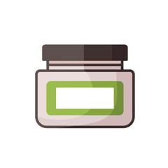 Cream jar suitable for beauty and skincare products. Ideal for cosmetics packaging design or promotional materials.