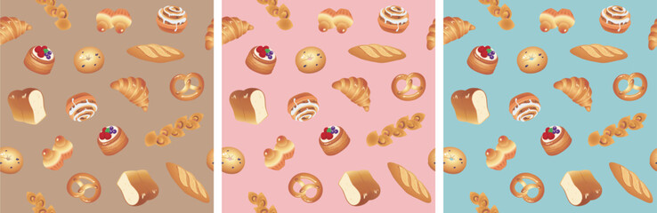 いろいろなパンのパターン