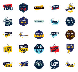 Fototapeta premium Flash Sale 25 Professional Vector Designs to Elevate Your Marketing Efforts