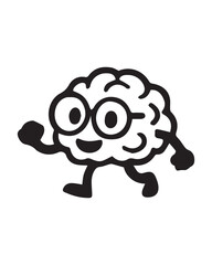 Black and white idea logo vector art design
