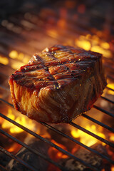 Premium Marbled Wagyu Beef Illustration