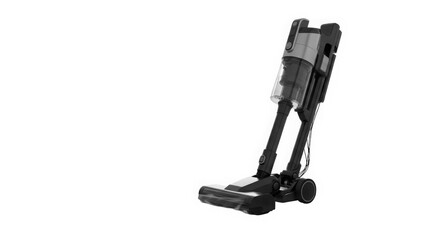 Folded electric scooter isolated on transparent background