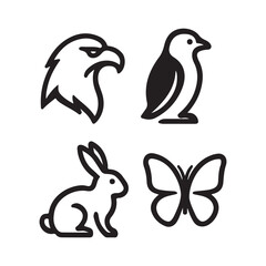 Animal vector design art line art 